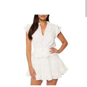 Misa Los Angeles White Mini Dress